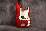 Olinto 4-String P - w/Twin Blade - Candy Red Relic