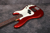 Olinto 4-String P - w/Twin Blade - Candy Red Relic