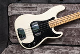 1974 Fender Precision Bass, Olympic White Refinish