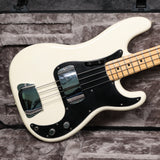 1974 Fender Precision Bass, Olympic White Refinish