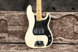 1974 Fender Precision Bass, Olympic White Refinish