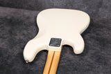 1974 Fender Precision Bass, Olympic White Refinish