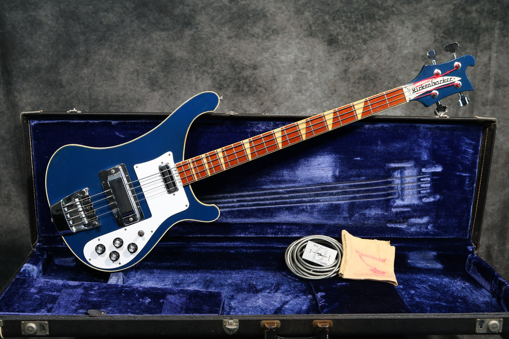 1973 Rickenbacker 4001, Azureglo - Checkerboard Binding – Andy Baxter ...