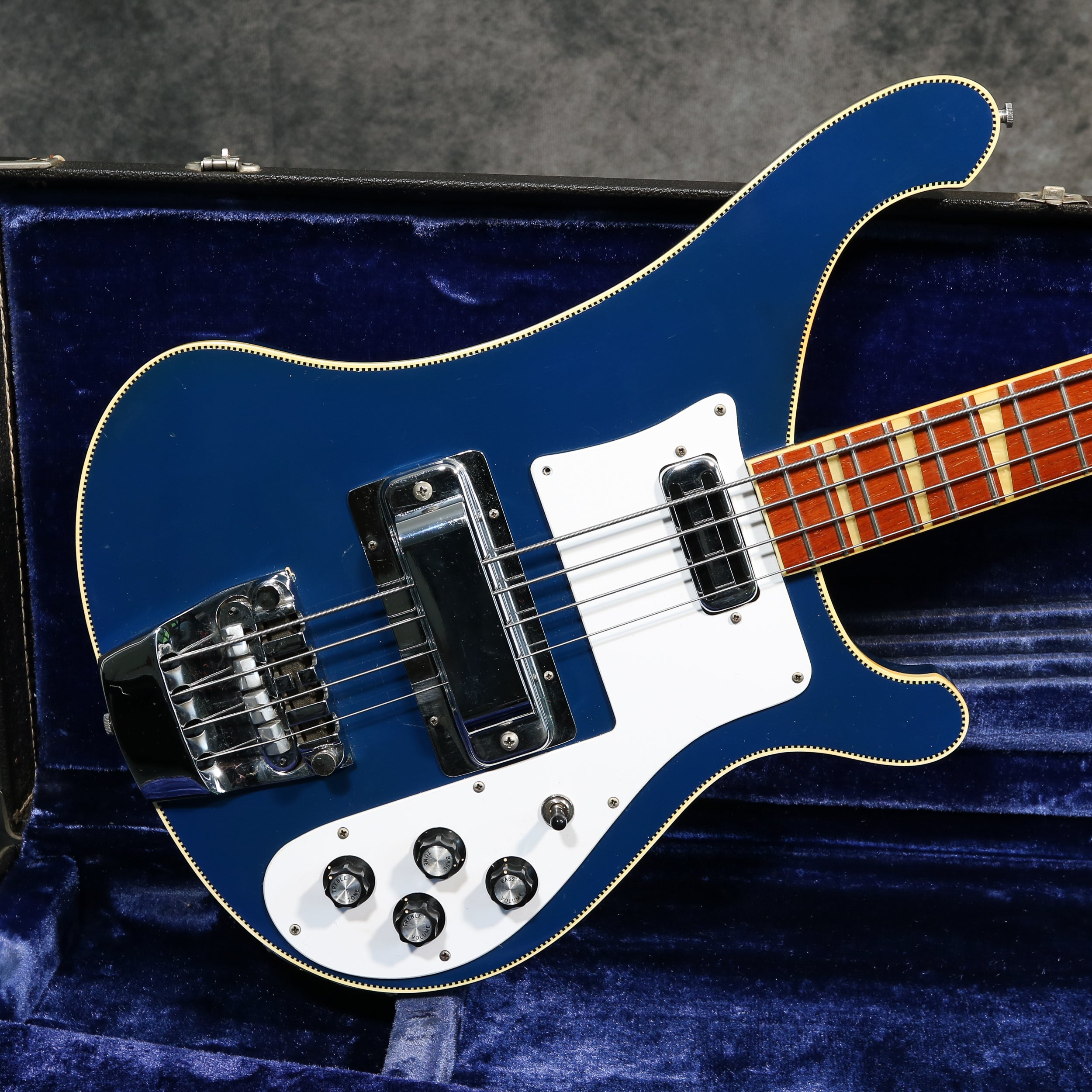1973 Rickenbacker 4001, Azureglo - Checkerboard Binding – Andy Baxter ...