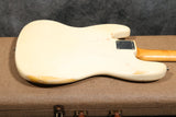 1962 Fender Jazz Bass, Olympic White, Slab Board