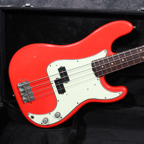 1964 Fender Precision Bass, Fiesta red Refinish