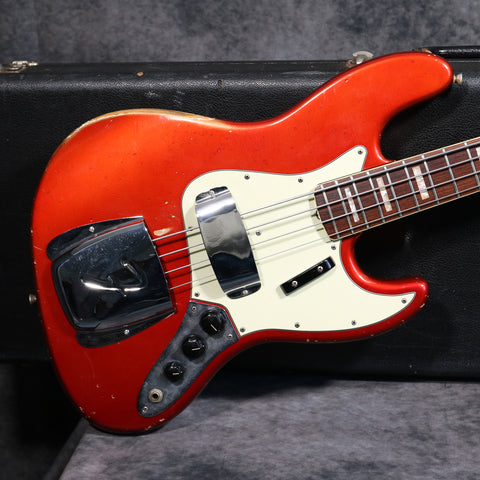 1966 Fender Jazz, Candy Apple Red / Matching Headstock