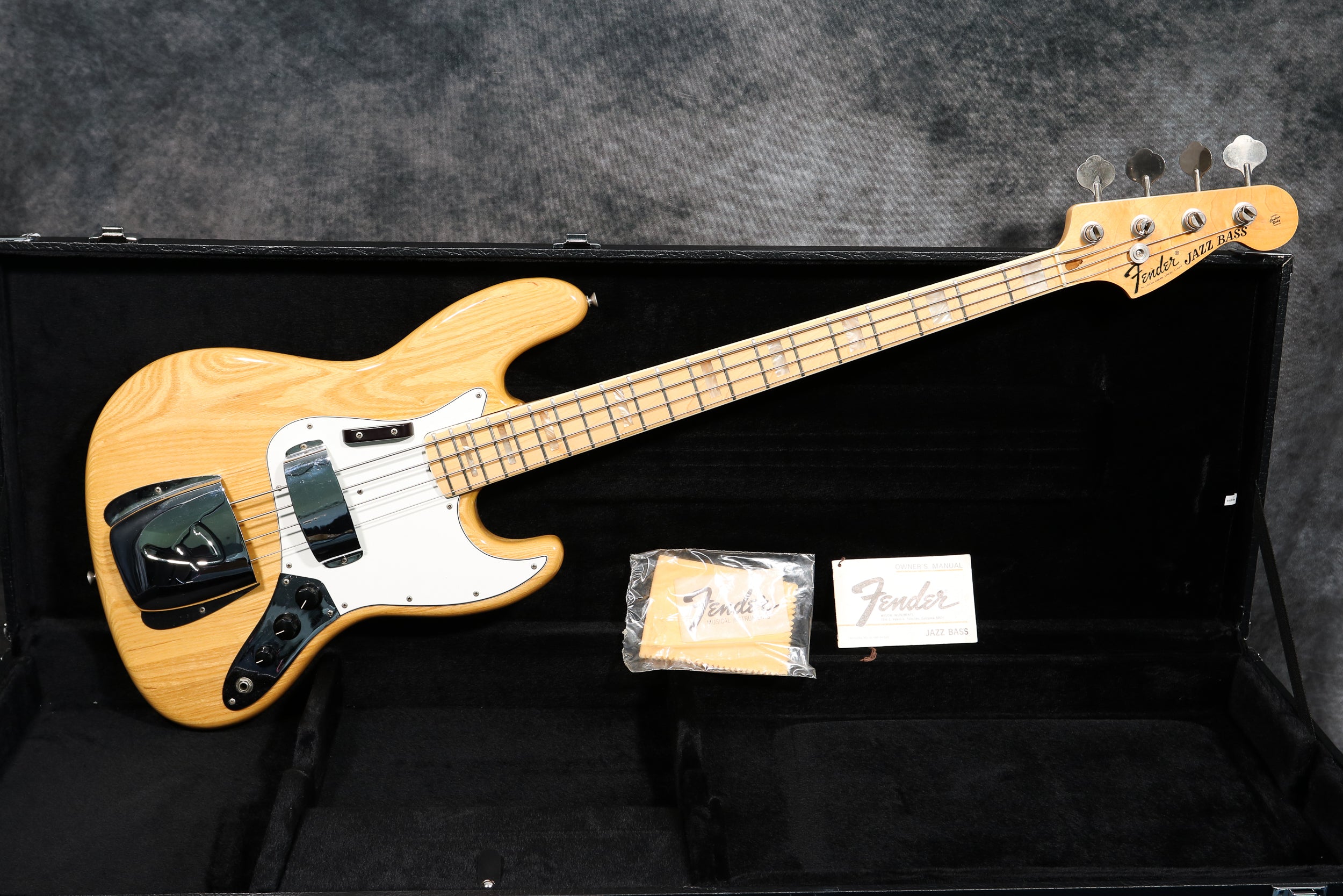 1974 Fender Jazz Bass Natural Andy Baxter Bass Guitars