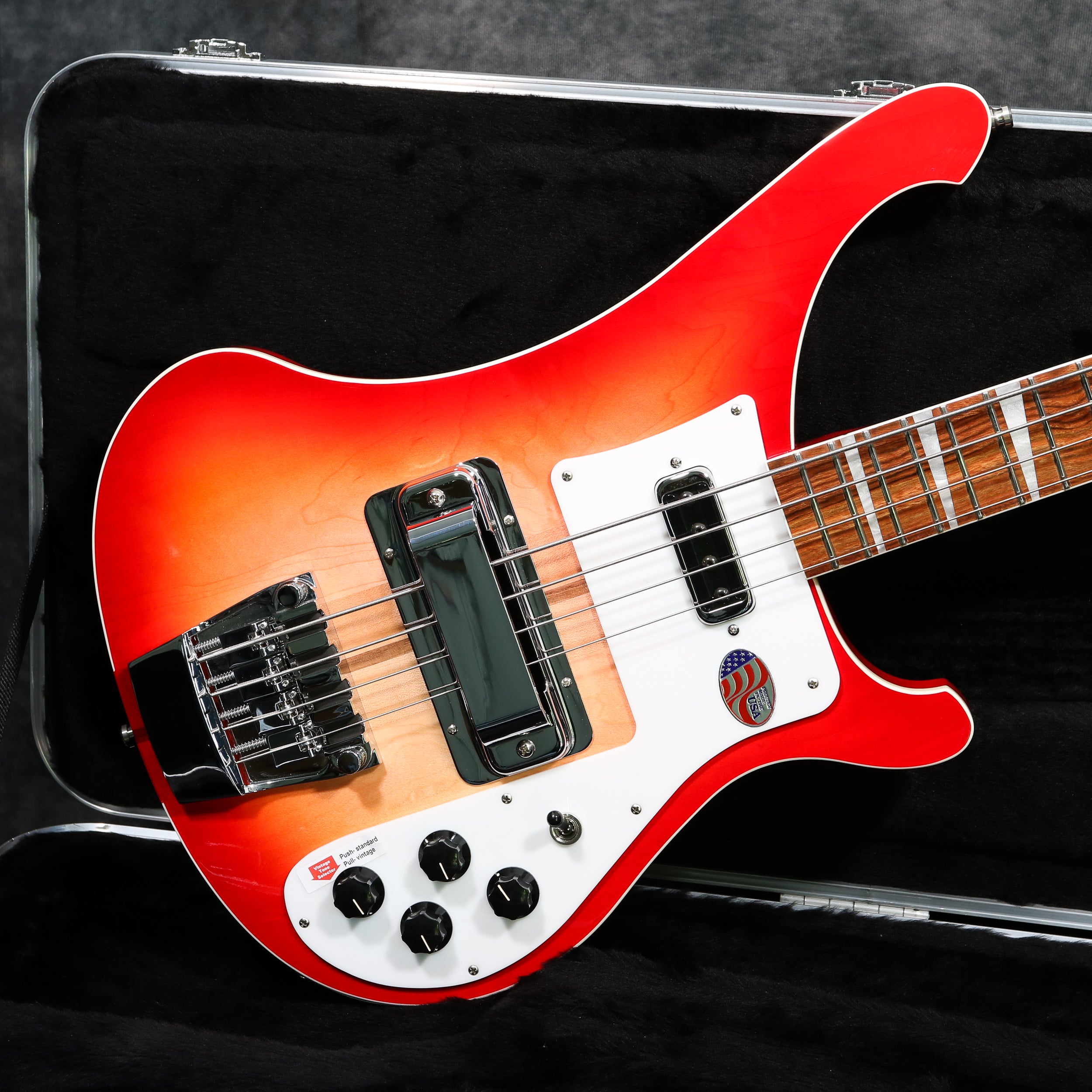 2023 Rickenbacker 4003, Fireglo, Mint/Unplayed – Andy Baxter Bass