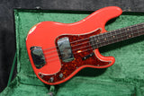 1961 Fender Precision Bass, Fiesta Red, Clive Brown Refinish