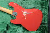 1961 Fender Precision Bass, Fiesta Red, Clive Brown Refinish