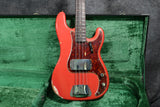 1961 Fender Precision Bass, Fiesta Red, Clive Brown Refinish