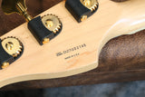 2005 Fender American Deluxe Jazz Bass QMT, Amber