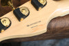 2005 Fender American Deluxe Jazz Bass QMT, Amber