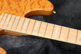 2005 Fender American Deluxe Jazz Bass QMT, Amber