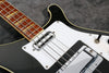 1973 Rickenbacker 4001, Jetglo - Checkerboard Binding