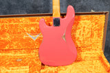 2020 Fender Custom Shop Relic '63 P Bass, Faded Fiesta Red
