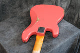2020 Fender Custom Shop Relic '63 P Bass, Faded Fiesta Red
