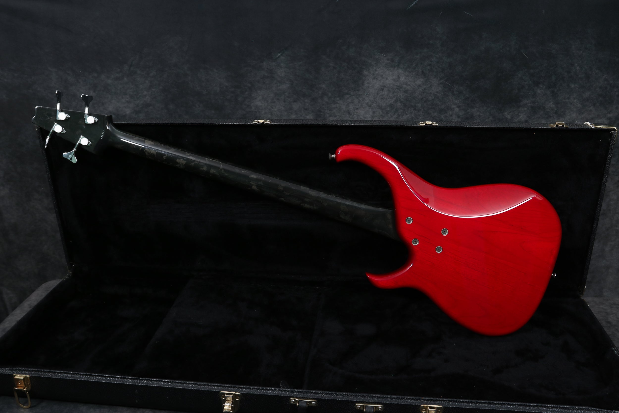 1992 Modulus M92 Bass, Trans-Red – Andy Baxter Bass & Guitars
