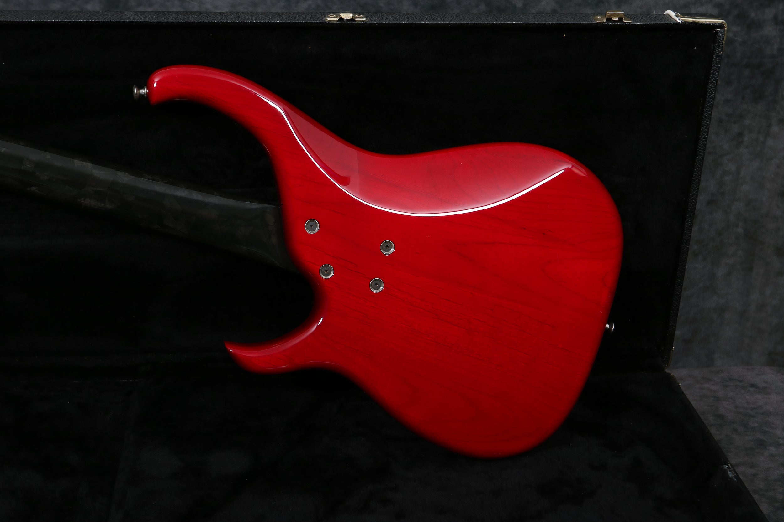 1992 Modulus M92 Bass, Trans-Red – Andy Baxter Bass & Guitars