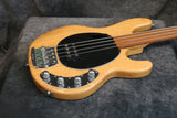 1995 Music Man Stingray 4 H, 3EQ, Fretless, Natural