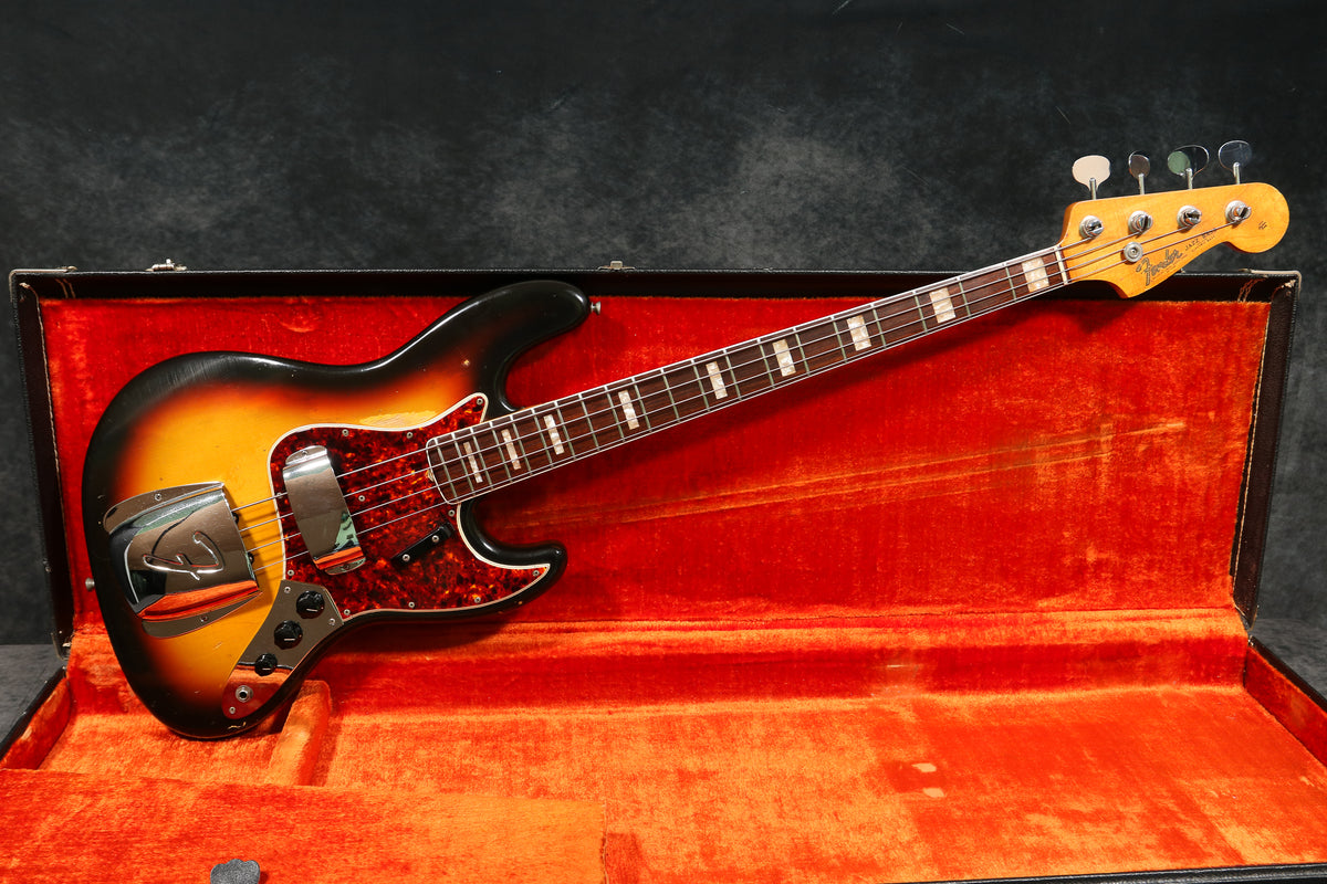 1966 Fender Jazz Bass Sunburst Andy Baxter Bass Guitars 1966-fender-jazz-bass-sunburst-andy-baxter-bass-guitars