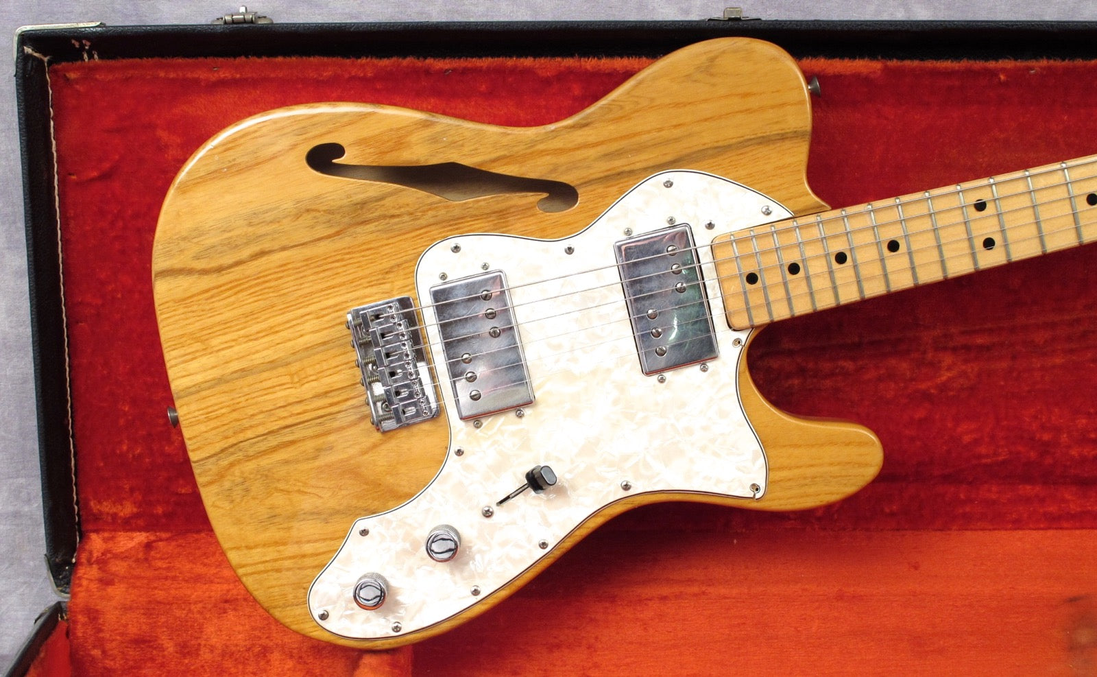 1973 Telecaster 1973 Fender Telecaster Thinline, Natural – Andy Baxter Bass & Guitars