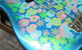 2002 CIJ Fender '54 Precision Bass, Blue Flower