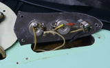 1966 Fender Bass V, Surf Green Refinish
