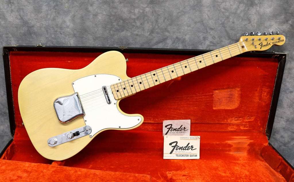 1973 Fender Telecaster, Blonde – Andy Baxter Bass & Guitars