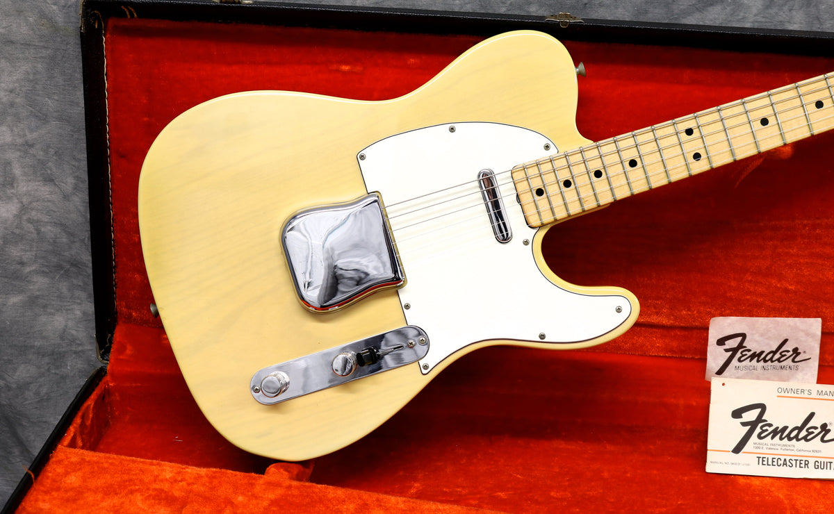 1973 Fender Telecaster, Blonde – Andy Baxter Bass & Guitars