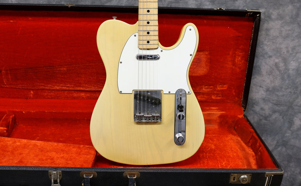 1973 Fender Telecaster, Blonde – Andy Baxter Bass & Guitars
