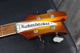 2022 Rickenbacker 4003, Satin Autumnglo, Checker Binding, Ltd Edition