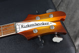 2022 Rickenbacker 4003, Satin Autumnglo, Checker Binding, Ltd Edition