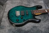 2007 Music Man BFR Luke, Bahama Blue Burst, Quilt Maple