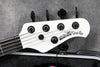 2022 Ernie Ball Music Man DarkRay 5, White Sparkle