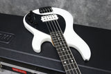 2022 Ernie Ball Music Man DarkRay 5, White Sparkle