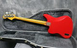 2007 Fender Jaguar Bass, Hot Rod Red
