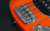 2008 Music Man Stingray 4 H, 3EQ, Fretless With Piezo, Translucent Orange