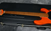2008 Music Man Stingray 4 H, 3EQ, Fretless With Piezo, Translucent Orange