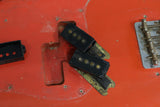 1960 Fender Precision Bass, Fiesta Red Refinish