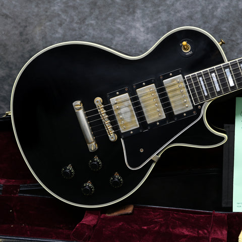 2009 Gibson Historic '57 Les Paul Custom, 3-Pickup, Black Beauty