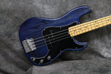 2015 Fender Limited Edition Sandblasted Ash Precision, Sapphire Blue
