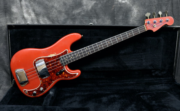 1961 Fender Precision Bass, Red Refinish