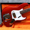 1966 Fender Jazz Bass, Candy Apple Red - Dot & Bound