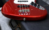 1966 Fender Jazz Bass, Candy Apple Red - Dot & Bound