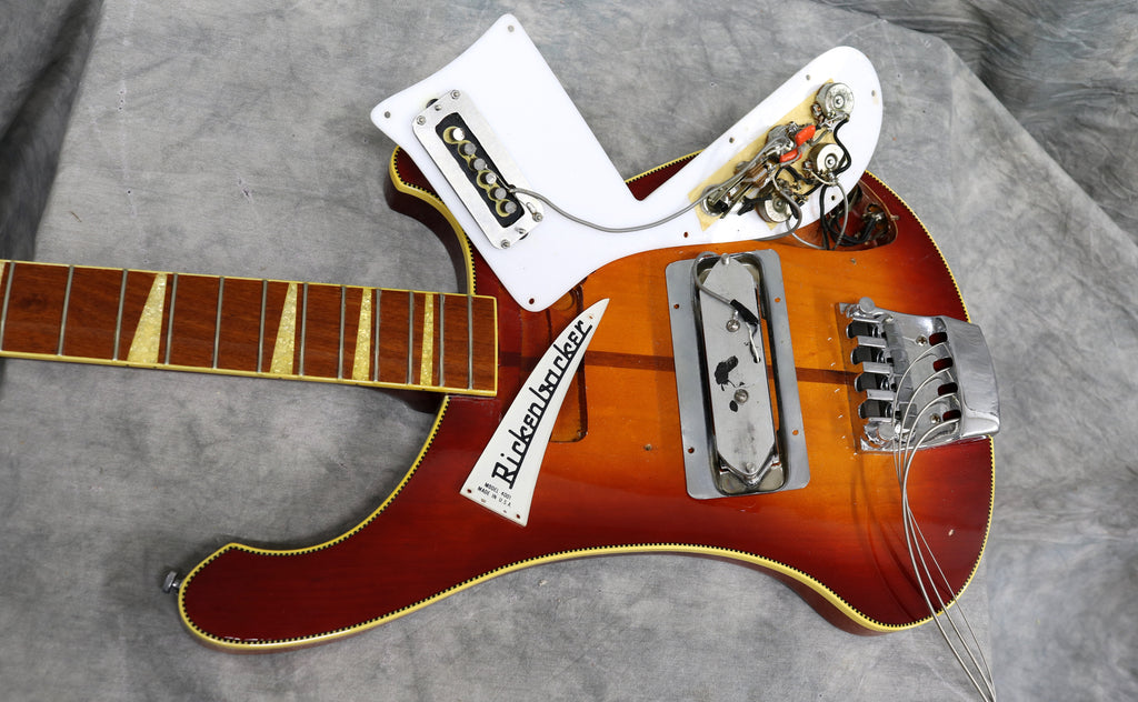 1973 Rickenbacker 4001, Fireglo - Checkered Binding – Andy Baxter Bass ...