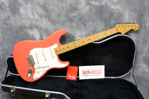 1999 Fender Hank Marvin Stratocaster, Fiesta Red, Made In 1999 Fender Hank Marvin Stratocaster, Fiesta Red, Made In