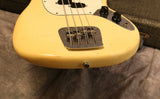 1974 Fender Mustang Bass, Olympic White