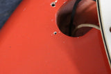 1961 Fender Precision Bass, Fiesta Red Refinish